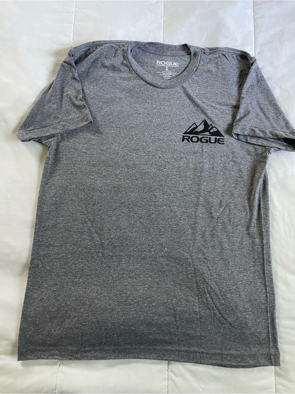 Rogue Gray Short Sleeve Logo Tee